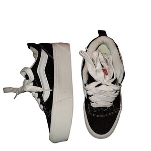 Vans Stack Old Skool Black & White Skate Shoes Size Women's 6 Youth 4.5